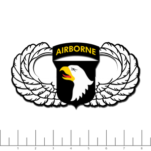 101st Winged, Print decal